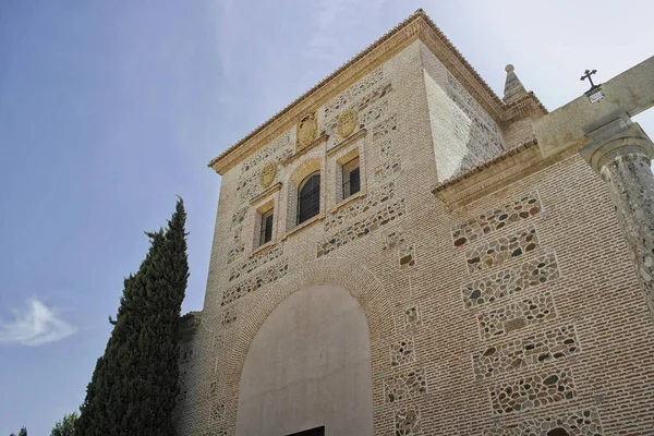 Igreja Santa Maria Alhambra Granada Agosto 2016 Granada Andaluzia Espanha — Fotografia de Stock