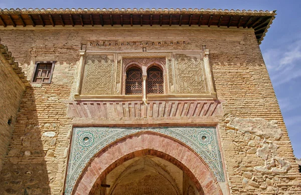 Ajtó Részleteket Vino Alhambra Granadában Augusztus 2016 Granada Spanyolország Andalúzia — Stock Fotó