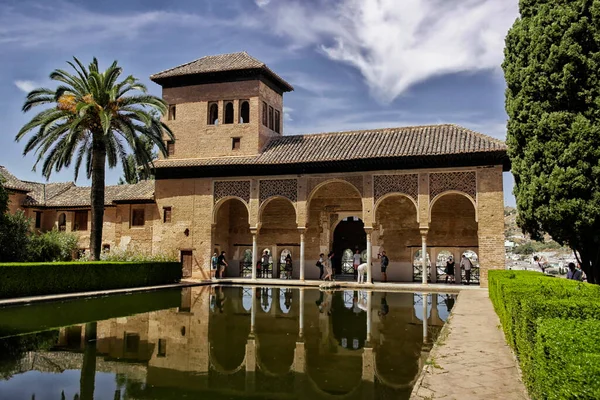 Alhambra Granada August 2016 Granada Andalusien Spanien — Stockfoto