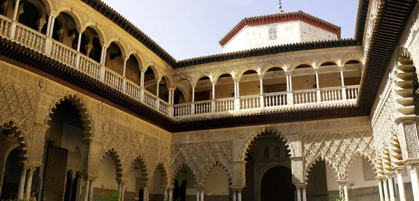 Palácio Real Alcazar Sevilha Agosto 2016 Sevilha Espanha — Fotografia de Stock