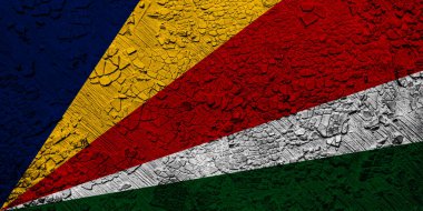 Kırılan duvarda Seyşeller bayrağı