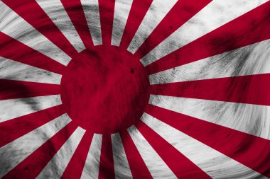 Japonya 'nın kumaş üzerindeki deniz bayrağı