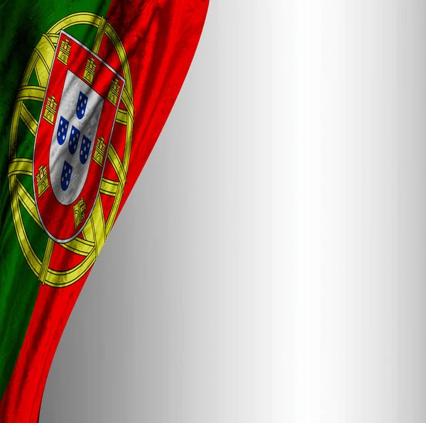 Drapeau Portugal Avec Fond Dégradé — Photo