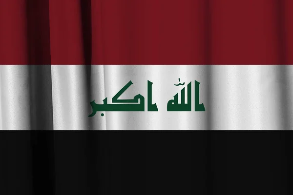 Bandera Irak Cortina — Foto de Stock