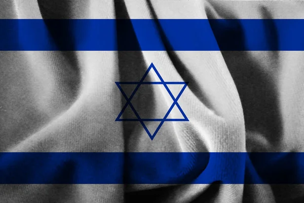 Bandeira Israel Veludo — Fotografia de Stock