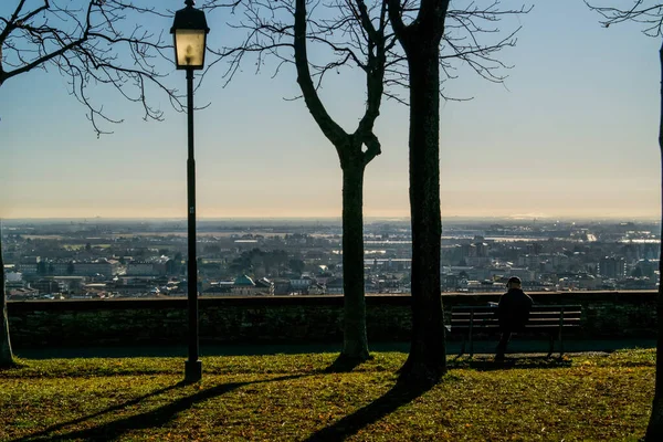 Uitzicht Stad Bergamo Italië — Stockfoto