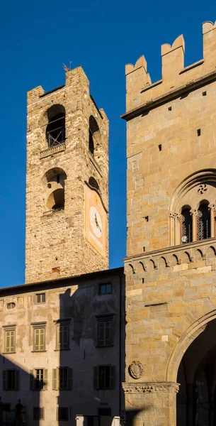 Vista Sulla Città Bergamo Italia — Foto Stock