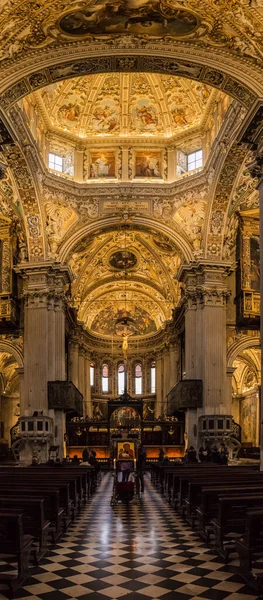 Interno Della Cattedrale Bergamo Italia — Foto Stock