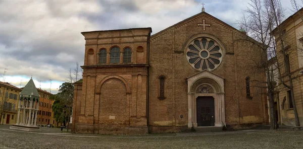 Pohled Kostel San Domenico Boloni Prosince 2016 Bologna Itálie — Stock fotografie