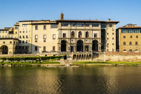 Зовнішній Вигляд Музей Уффіці Флоренції Квітня 2018 Флоренція Тоскана Італія — стокове фото