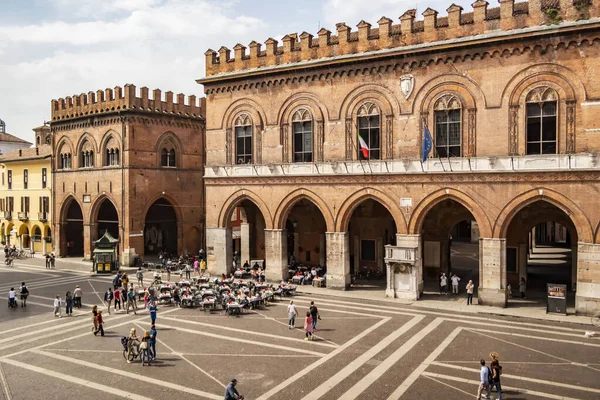 Veduta Della Piazza Del Duomo Cremona Aprile 2108 Cremona Lombardia — Foto Stock