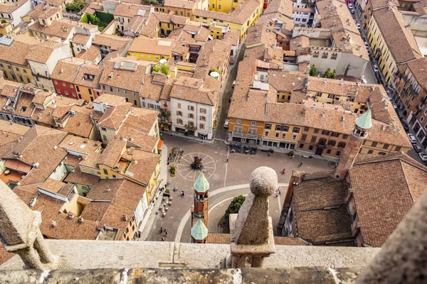 Vista Torrazzo Catedral Cremona Lombardia Itália — Fotografia de Stock