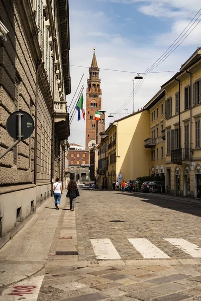 Cremona Şehrinin Bulvarı Nisan 2018 Cremona Lombardy Talya — Stok fotoğraf