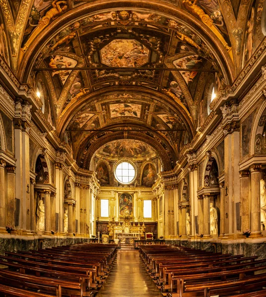 Belső Nézet Loreto Templom Található Cremona 2018 Április Cremona Lombardia — Stock Fotó