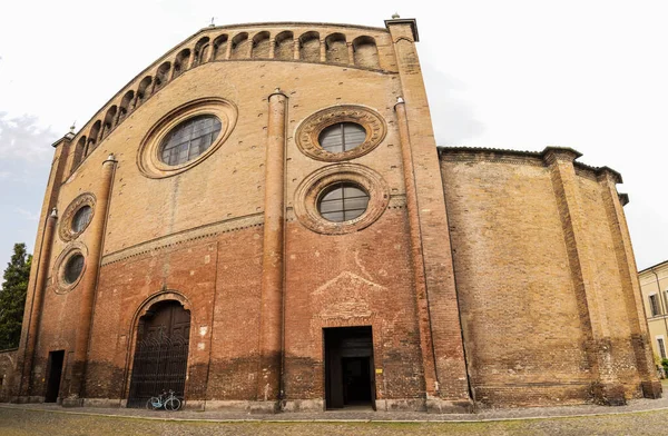 Вид Церкву Агостініана Кремоні Ломбардія Італія — стокове фото