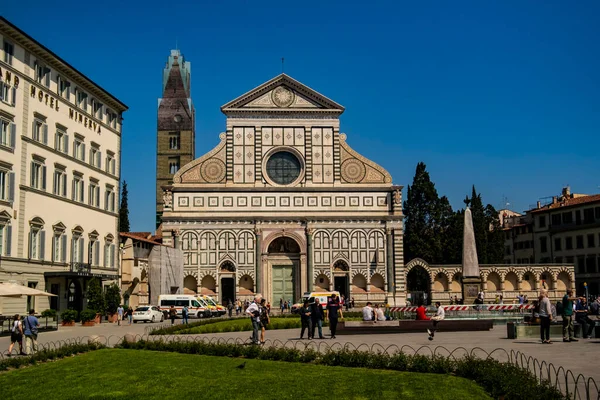 Blick Auf Die Kirche Santa Maria Novella Florenz April 2018 — Stockfoto