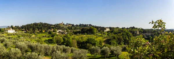 Hermosa Vista Sobre Las Colinas Florencia —  Fotos de Stock