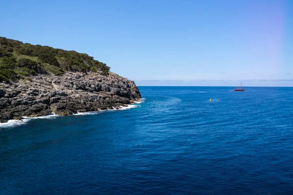 Vista Para Ilha Giannutri Toscana Itália — Fotografia de Stock