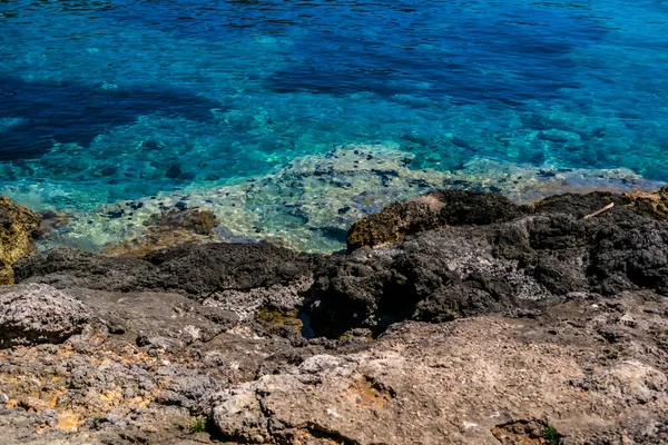 Tuscany Giglio Adasından Mavi Deniz Manzarası — Stok fotoğraf