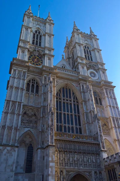 Fasaden Westminster Abbey London Februari 2017 London Storbritannien — Stockfoto