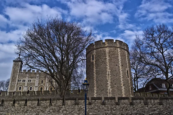 英国伦敦的伦敦塔景观 — 图库照片
