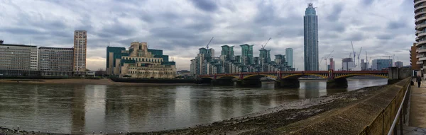 Scenery River Thames London February 2017 London United Kingdom — Stock Photo, Image