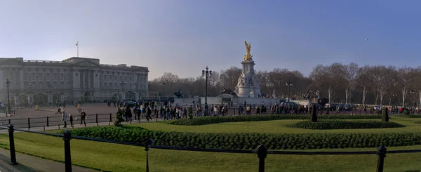 Vista Del Palacio Buckingham Londres Febrero 2017 Londres Reino Unido —  Fotos de Stock