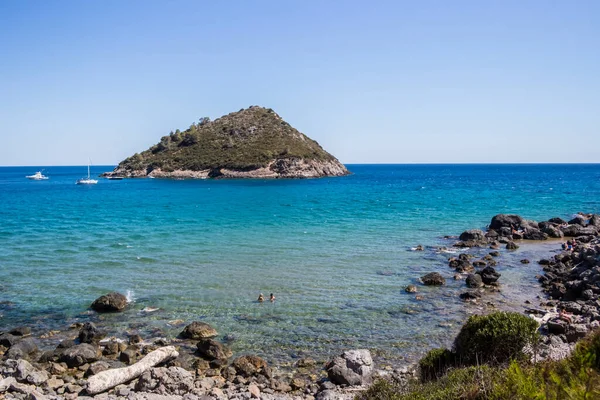 Spiaggia Viste Del Monte Argentario Toscana Italia — Foto Stock