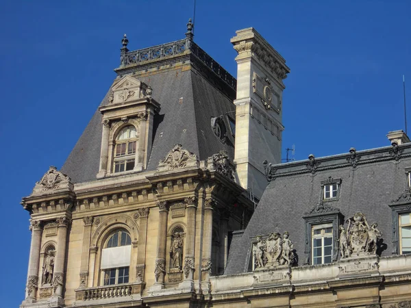 Uitzicht Een Oud Gebouw Parijs Frankrijk — Stockfoto