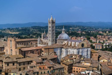 Siena, Toskana 'nın en iyi manzarası - İtalya