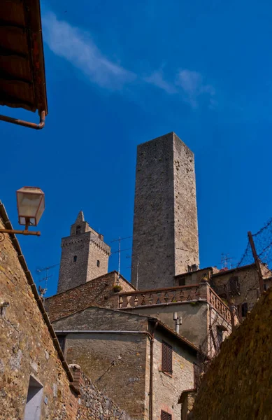 Blick Auf Gebäude San Gimignano Toskana Italien — Stockfoto