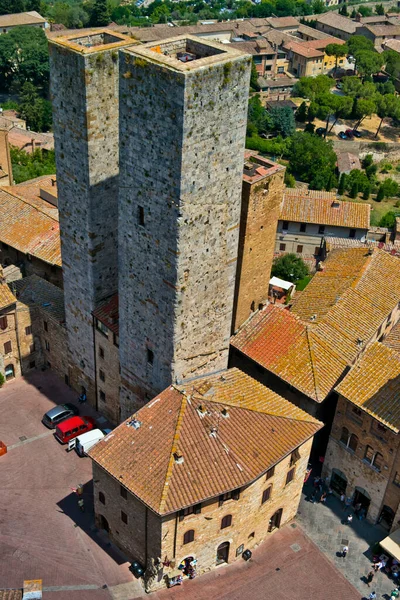 Vista San Gimignano Toscana Italia —  Fotos de Stock