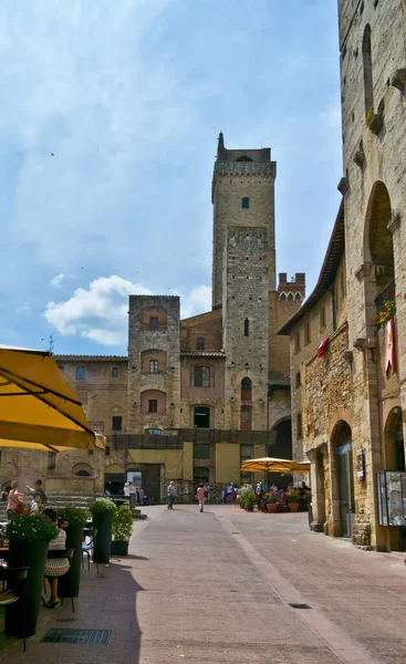 Vista San Gimignano Toscana Italia — Foto Stock