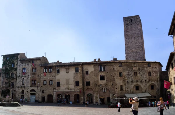 San Gimignano Toskana Talya — Stok fotoğraf