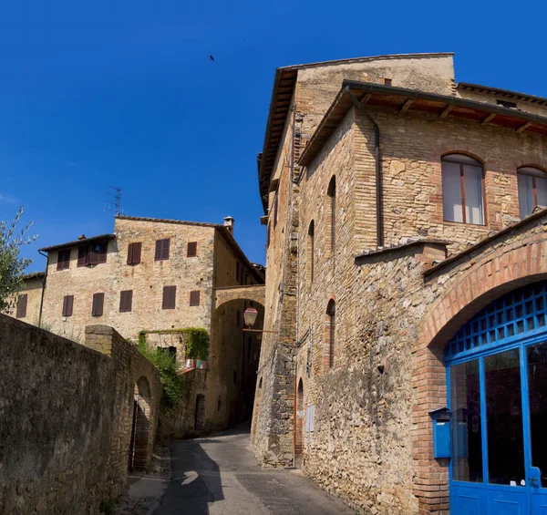 Pohled San Gimignano Toskánsko Itálie — Stock fotografie