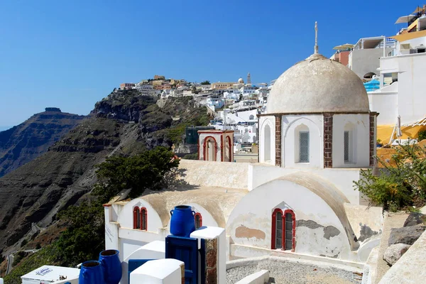 View Greek Island Santorini — Stock Photo, Image