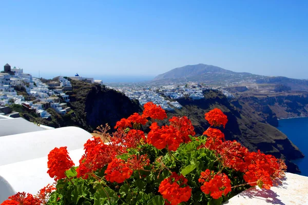 Vista Della Città Santorini Grecia — Foto Stock