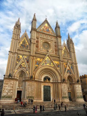 Orvieto Katedrali. 31 Kasım 2010 Orvieto, Terni - Umbria, İtalya