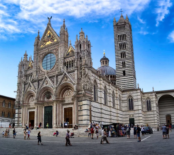 Widok Piazza Del Duomo Padwie Lipca 2019 Padwa Wenecja Euganejska — Zdjęcie stockowe