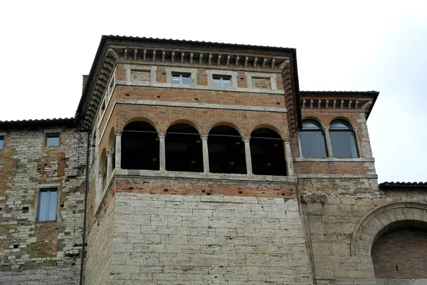 Boog Van Augustus Etruskische Boog Perugia Italië — Stockfoto