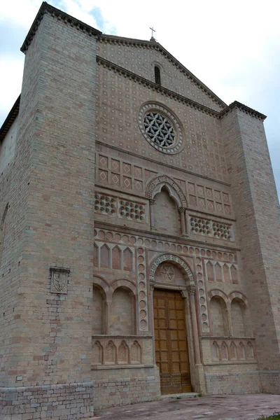 Kerk Van San Francesco Prato Mei 2016 Perugia Italië — Stockfoto