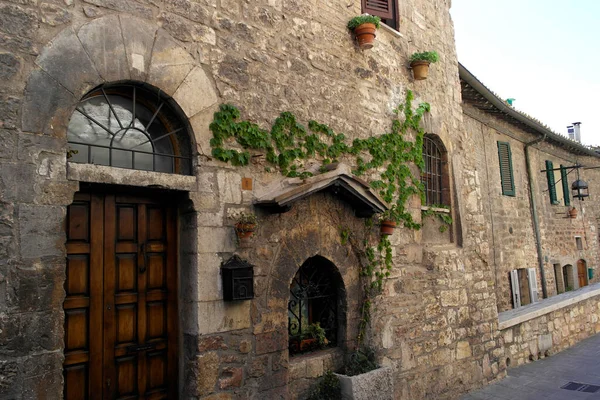 Vesnice Assisi Umbria Itálie — Stock fotografie