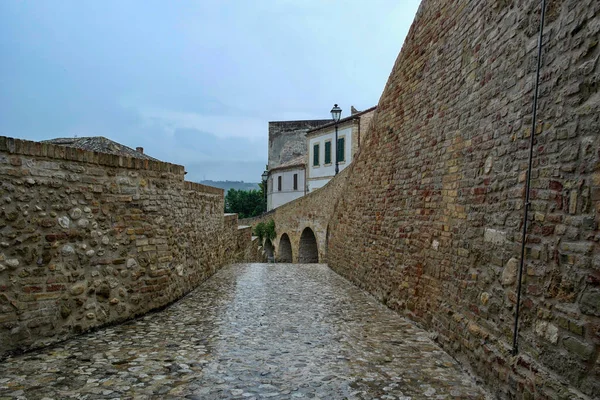 Vista Desde Casco Antiguo Grottammare Agosto 2014 Grotammare Ascoli Piceno —  Fotos de Stock