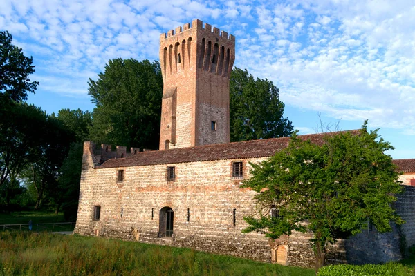 Castillo San Martino Della Vaneza Julio 2016 Cervarese Santa Croce — Foto de Stock