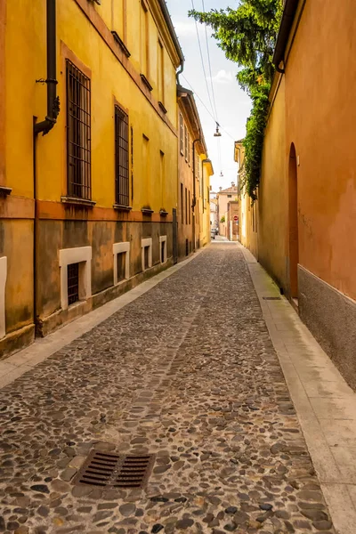 Vista Sobre Uma Avenida Cremona Lombardia Itália — Fotografia de Stock