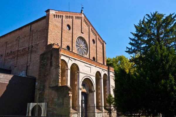 Blick Auf Die Eremitani Kirche Padua Venetien Italien — Stockfoto