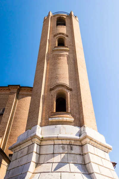 意大利埃米莉亚罗马纳Comacchio San Cassiano大教堂塔楼 — 图库照片