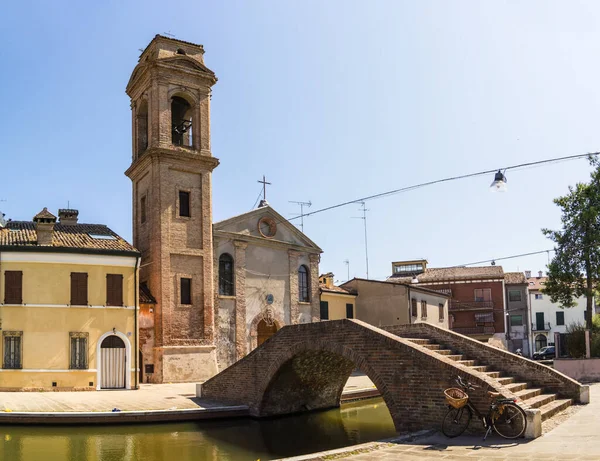 Agosto 2017 Comacchio Emilia Romagna Itália — Fotografia de Stock