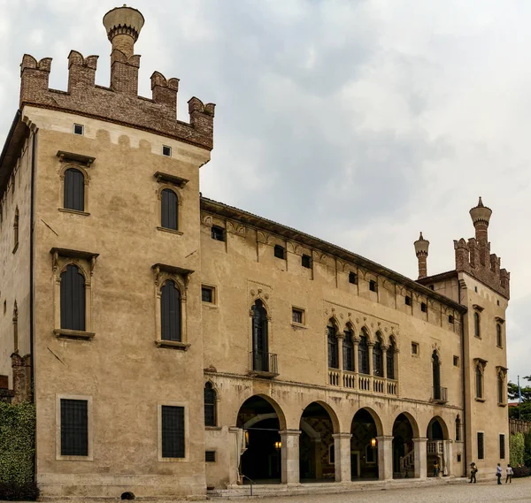 View Porto Colleoni Castle Thiene Province Vicenza May 2018 Thiene — Stock Photo, Image