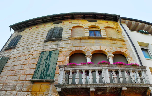 Alter Palast Von Castelfranco Veneto Treviso Italien — Stockfoto